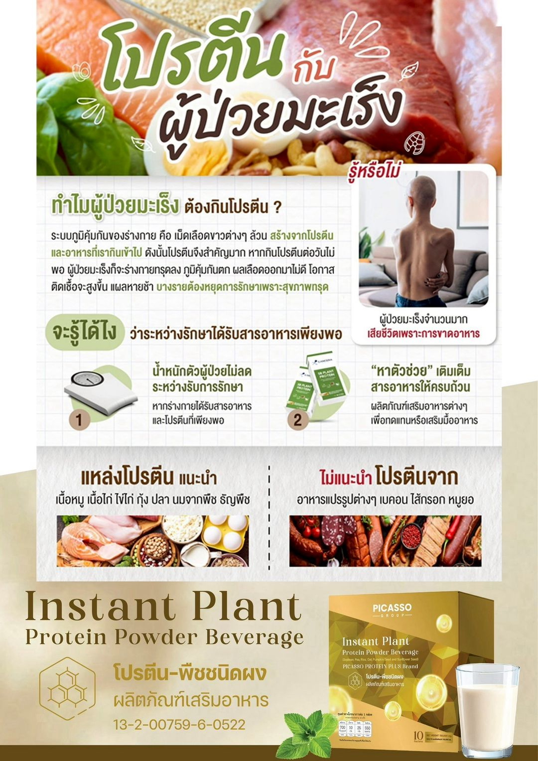 Plant Proteins โปรตีนสกัดจากพืช Plant Proteins โปรตีนสกัดจากพืช